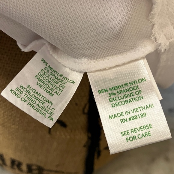 Lilly Pulitzer White Sleeveless Blouse Luxethics!! - Picture 7 of 10